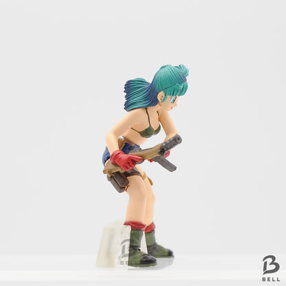 Dragon Ball Z Bulma Anime figure Japan Gashaopn with a capsule and sticker New