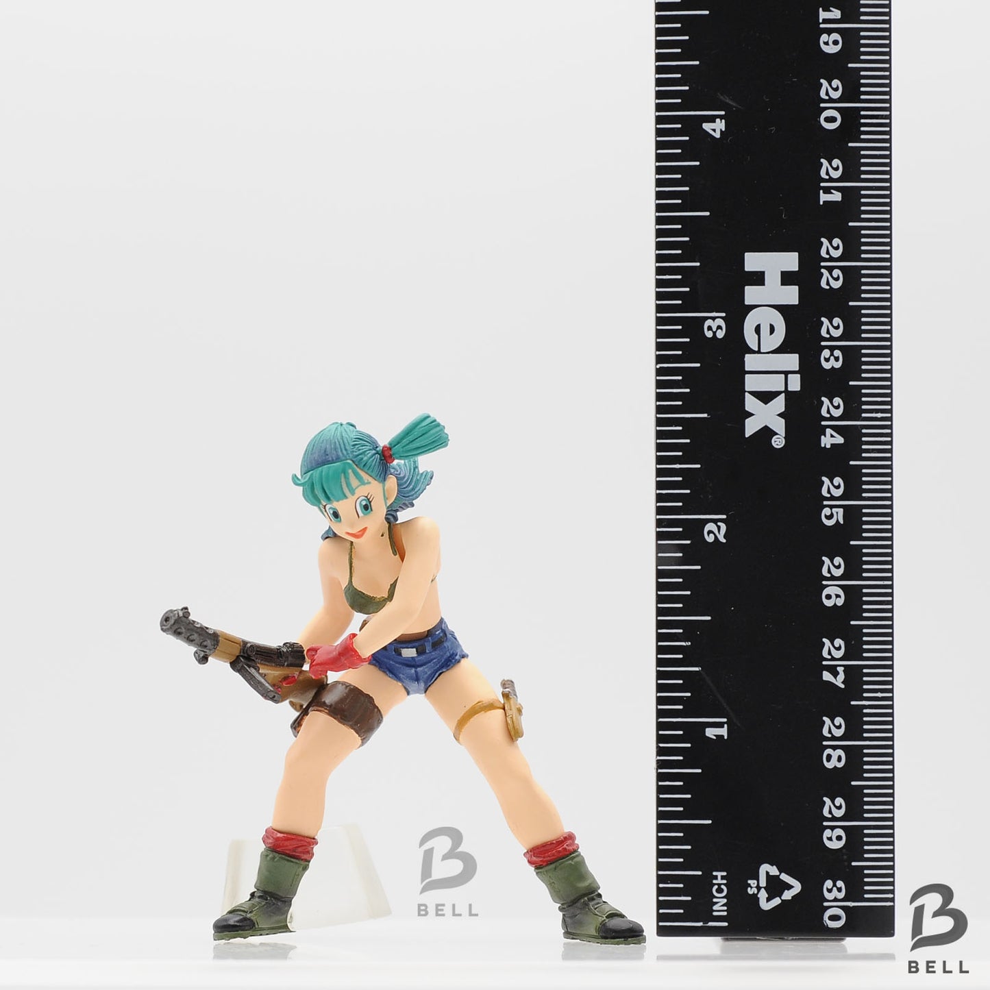 Dragon Ball Z Bulma Anime figure Japan Gashaopn with a capsule and sticker New