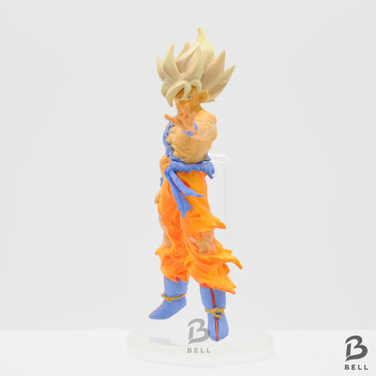 Dragon Ball Z Son Goku Anime figure Japan Gashaopn with a capsule and sticker
