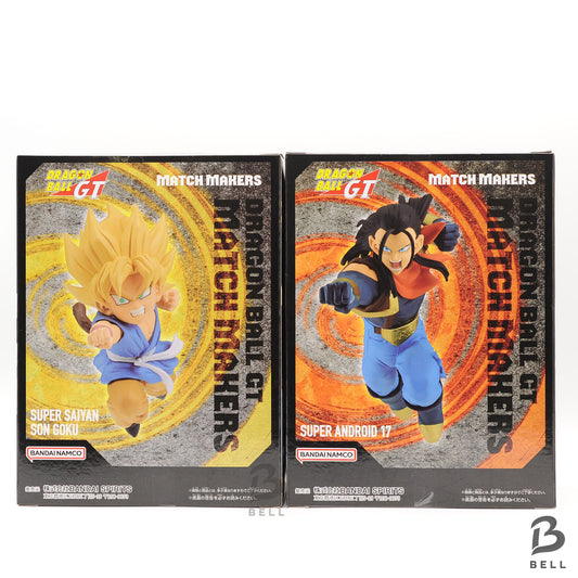 Dragon Ball Son Goku Super Android 17 Set of 2 MATCH MAKERS Banpresto New Japan