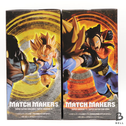 Dragon Ball Son Goku Super Android 17 Set of 2 MATCH MAKERS Banpresto New Japan