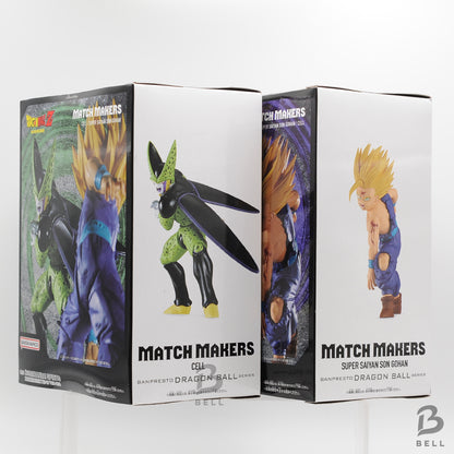 Dragon Ball Z Gohan Cell MATCH MAKERS Figure Set of 2 BANPRESTO JAPAN 2025 New