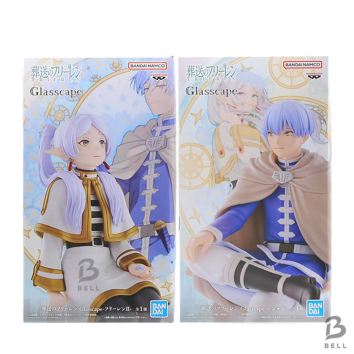 Frieren: Beyond Journey's End Glasscape Frieren Ⅱ &  Himmel Figure SET NEW Japan