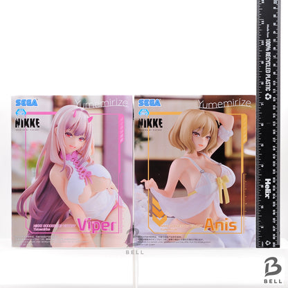 Goddess of Victory NIKKE Yumemirize Viper Anis Anime Figure Set of 2 Japan New