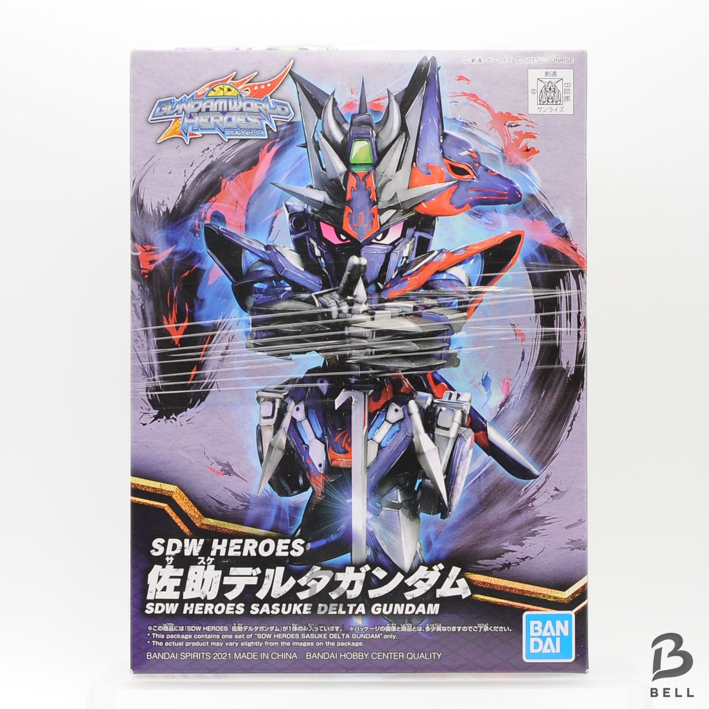 BANDAI Gundam SDW HEROES SASUKE DELTA GUNDAM model kit New Sealed Japan Anime
