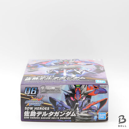 BANDAI Gundam SDW HEROES SASUKE DELTA GUNDAM model kit New Sealed Japan Anime