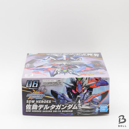 BANDAI Gundam SDW HEROES SASUKE DELTA GUNDAM model kit New Sealed Japan Anime