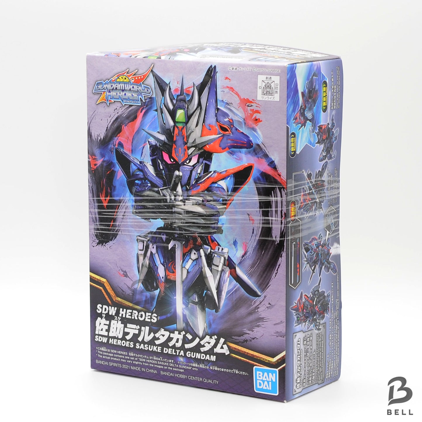BANDAI Gundam SDW HEROES SASUKE DELTA GUNDAM model kit New Sealed Japan Anime