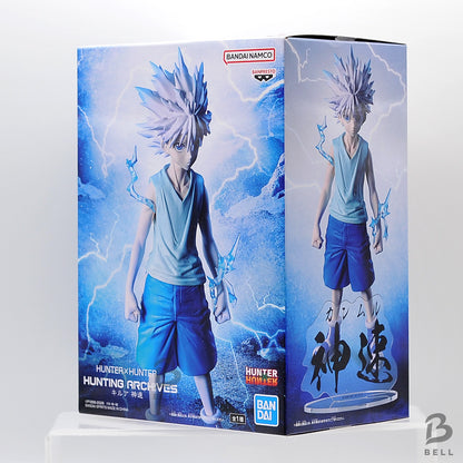 HUNTER x HUNTER HUNTING ARCHIVES Killua Zoldyck Godspeed Figure Banpresto New