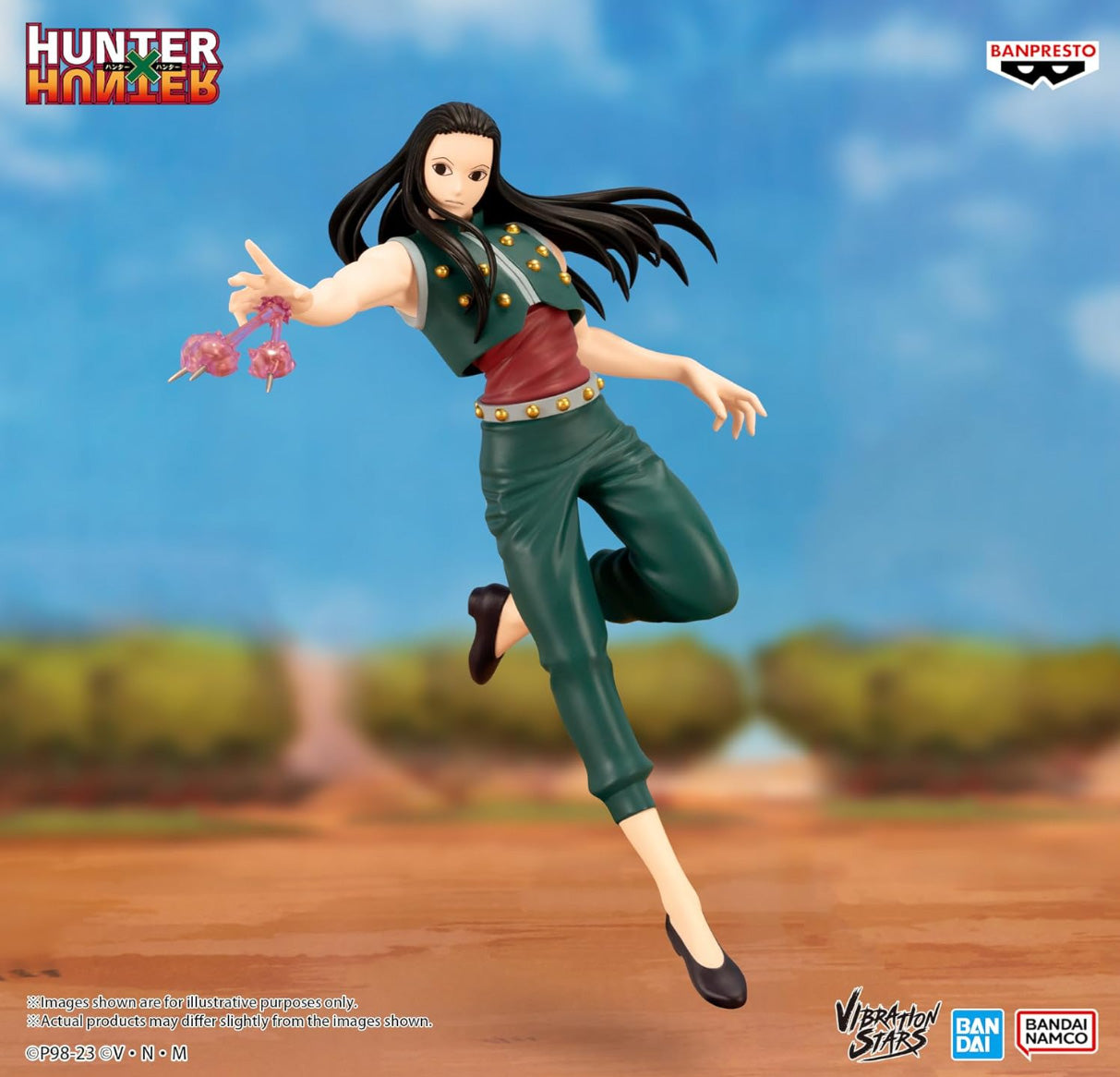 HUNTER×HUNTER VIBRATION STARS YELLMI Illumi Japan Anime Figure Sealed Authentic