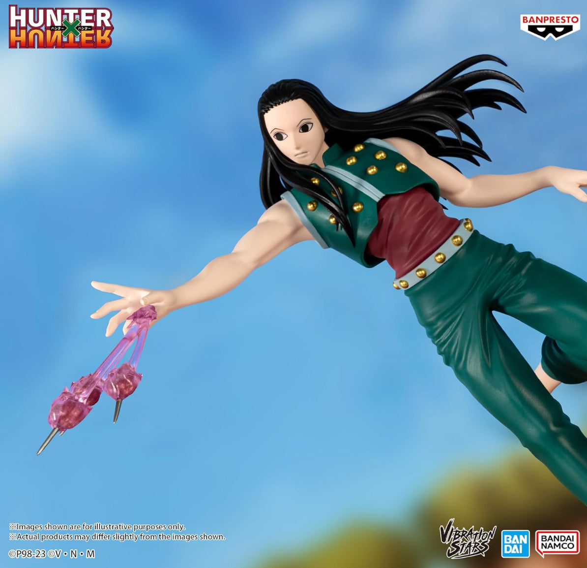 HUNTER×HUNTER VIBRATION STARS YELLMI Illumi Japan Anime Figure Sealed Authentic