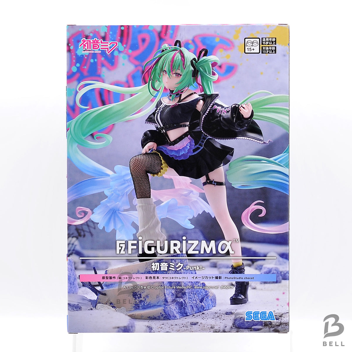 Hatsune Miku FIGURIZM alpha Punk SEGA Anime Figure Official JP Prize Brand New