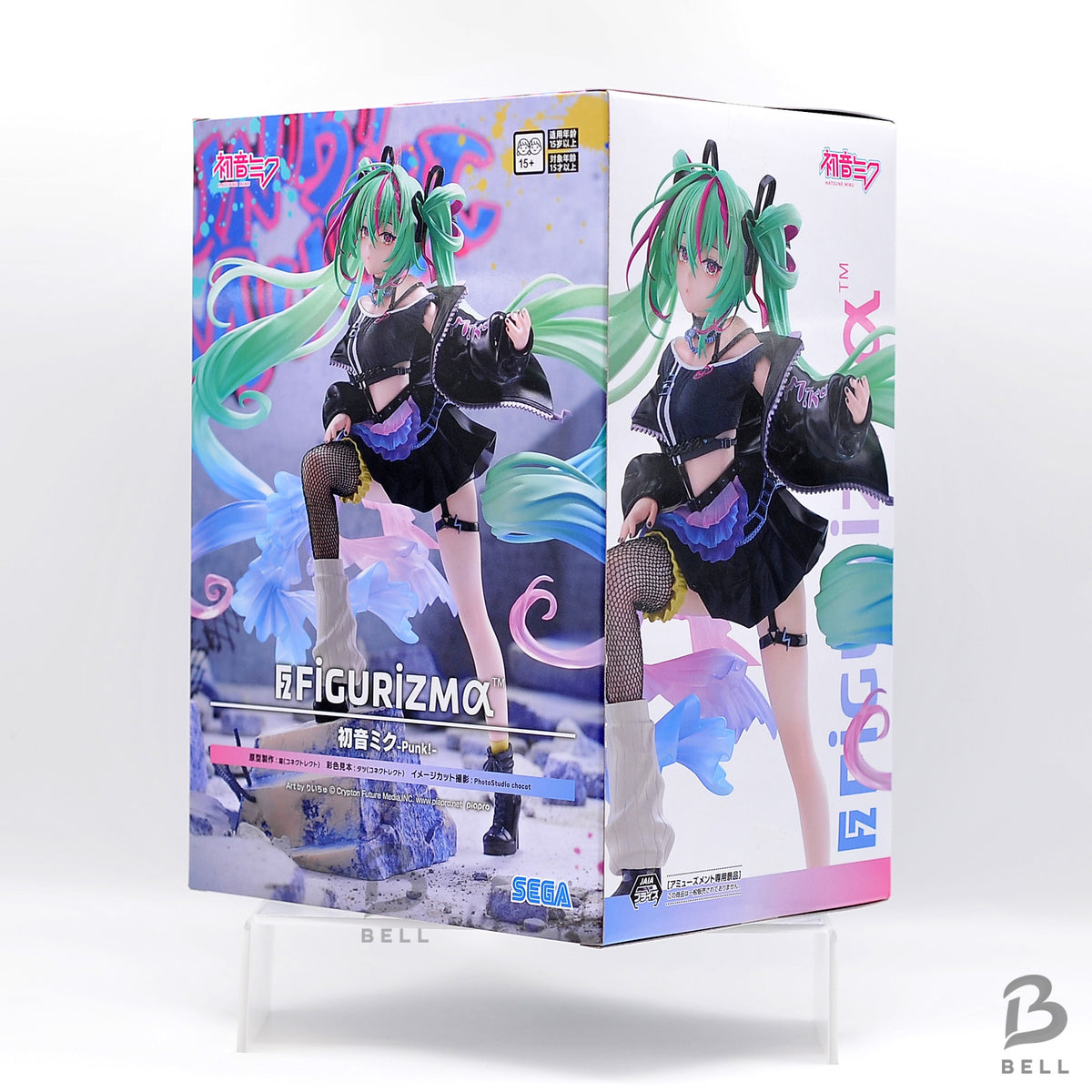 Hatsune Miku FIGURIZM alpha Punk SEGA Anime Figure Official JP Prize Brand New
