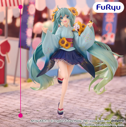 Hatsune Miku x Rascal Special Figure Summer Festival FuRyu Anime Toy Japan New