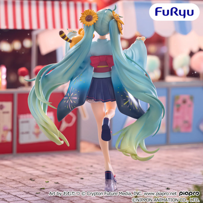 Hatsune Miku x Rascal Special Figure Summer Festival FuRyu Anime Toy Japan New