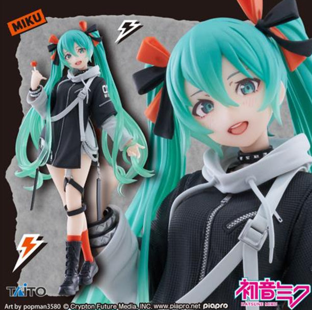 Hatsune Miku Fashion figure Punk ver. TAITO Japan Official Vocaloid 01 sealed
