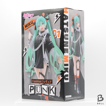 Hatsune Miku Fashion figure Punk ver. TAITO Japan Official Vocaloid 01 sealed