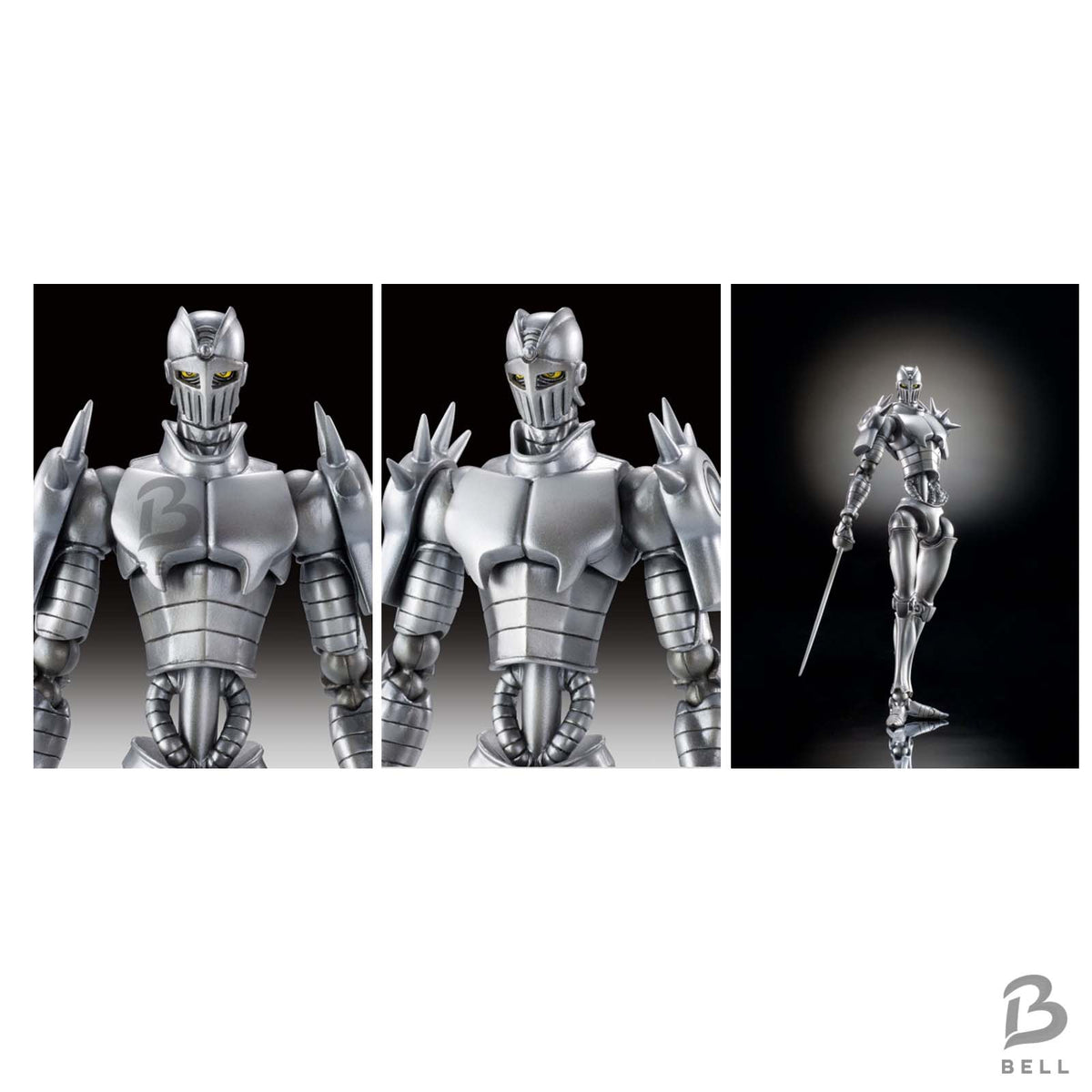JoJo Bizarre Adventure Super Action Statue Silver Chariots First Edition Japan