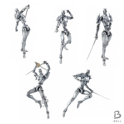 JoJo Bizarre Adventure Super Action Statue Silver Chariots First Edition Japan