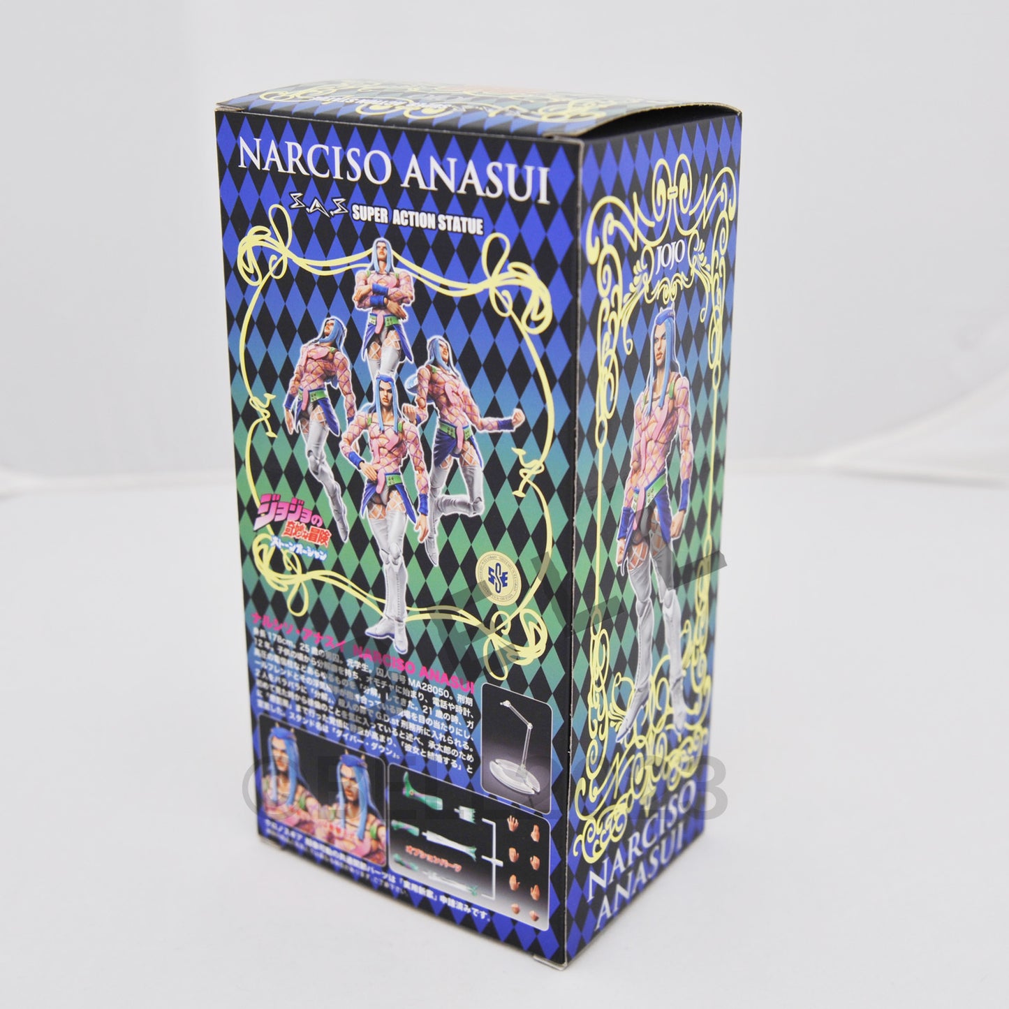 JoJo's Bizarre Adventure Narciso Anasui Super Action Figure part 6 Japan Medicos