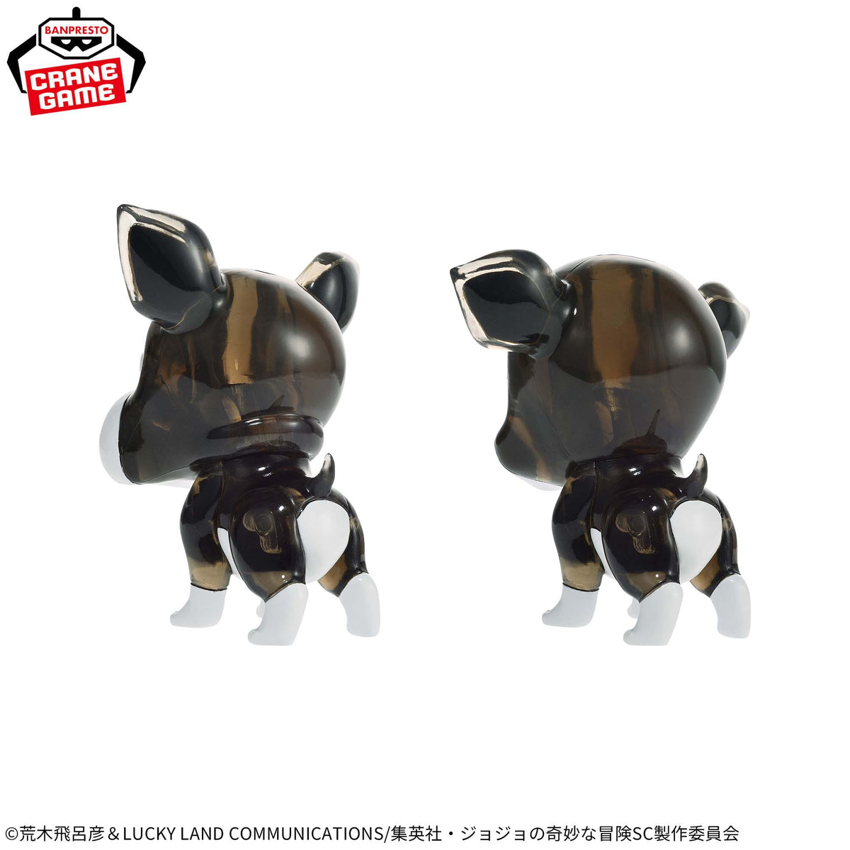 Jojo's Bizarre Adventure Stardust Crusaders Iggy Clear Figure Set of 2 Japan New