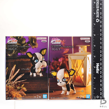 Jojo's Bizarre Adventure Stardust Crusaders Iggy Clear Figure Set of 2 Japan New