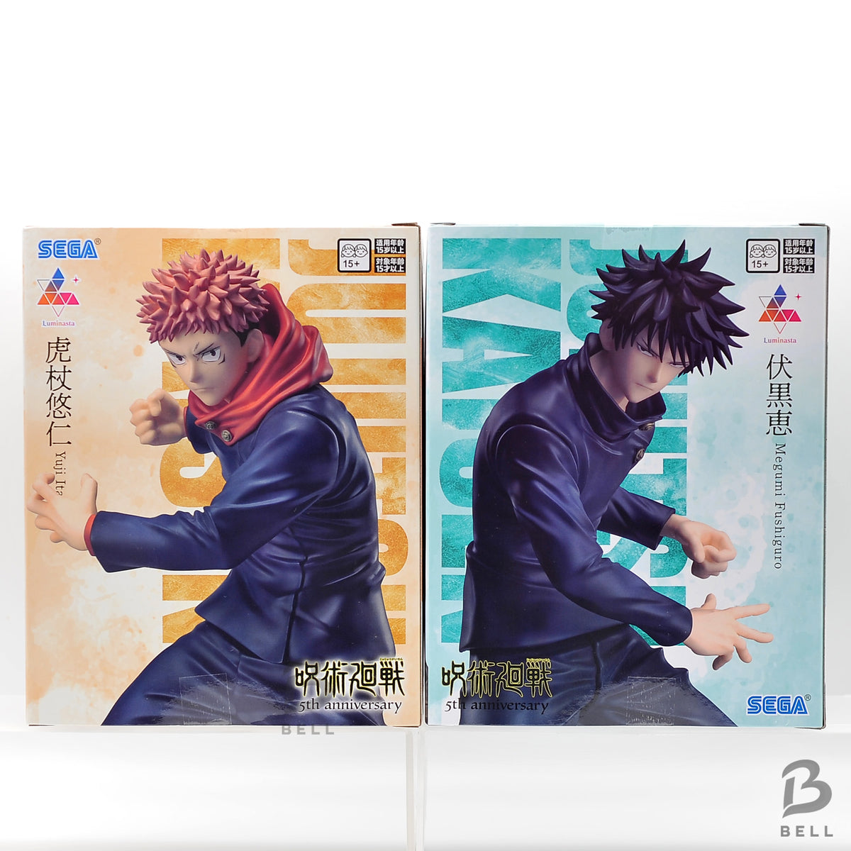 Jujutsu Kaisen 5th Anniversary Figure Yuji Itadori Megumi Fushiguro Luminasta JP