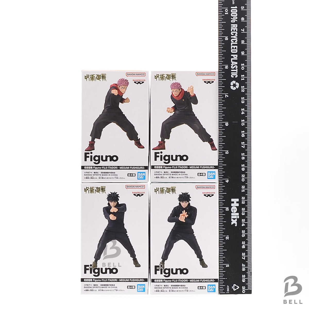 Jujutsu Kaisen Figuno Yuji Itadori Megumi Fushiguro Banpresto Set of 4 Japan New
