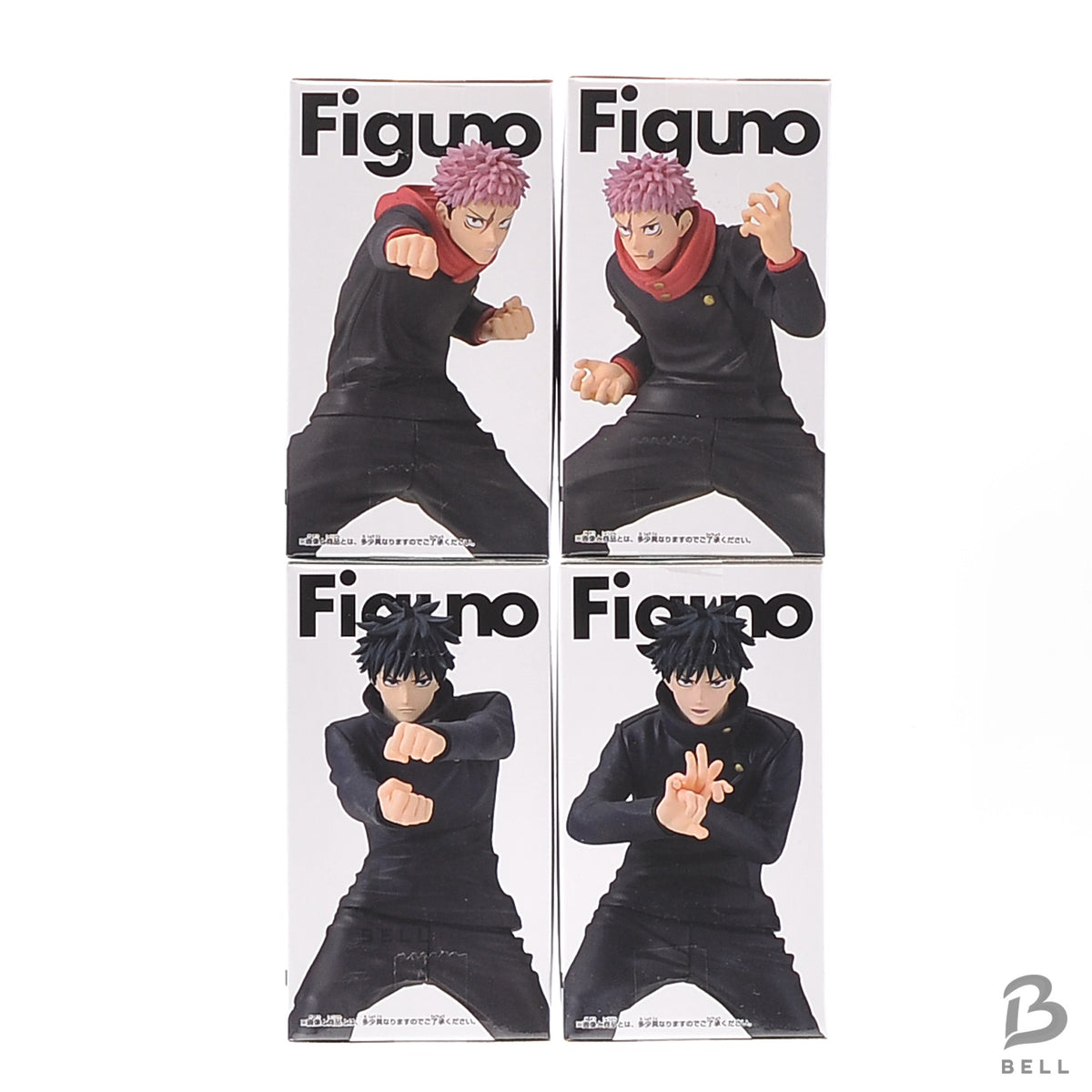 Jujutsu Kaisen Figuno Yuji Itadori Megumi Fushiguro Banpresto Set of 4 Japan New