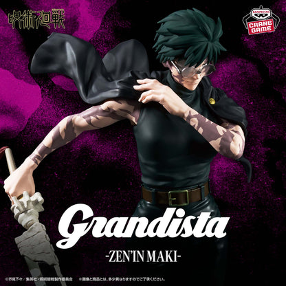 Jujutsu Kaisen Maki Zenin Grandista Banpresto Anime Figure Toy Collectable New