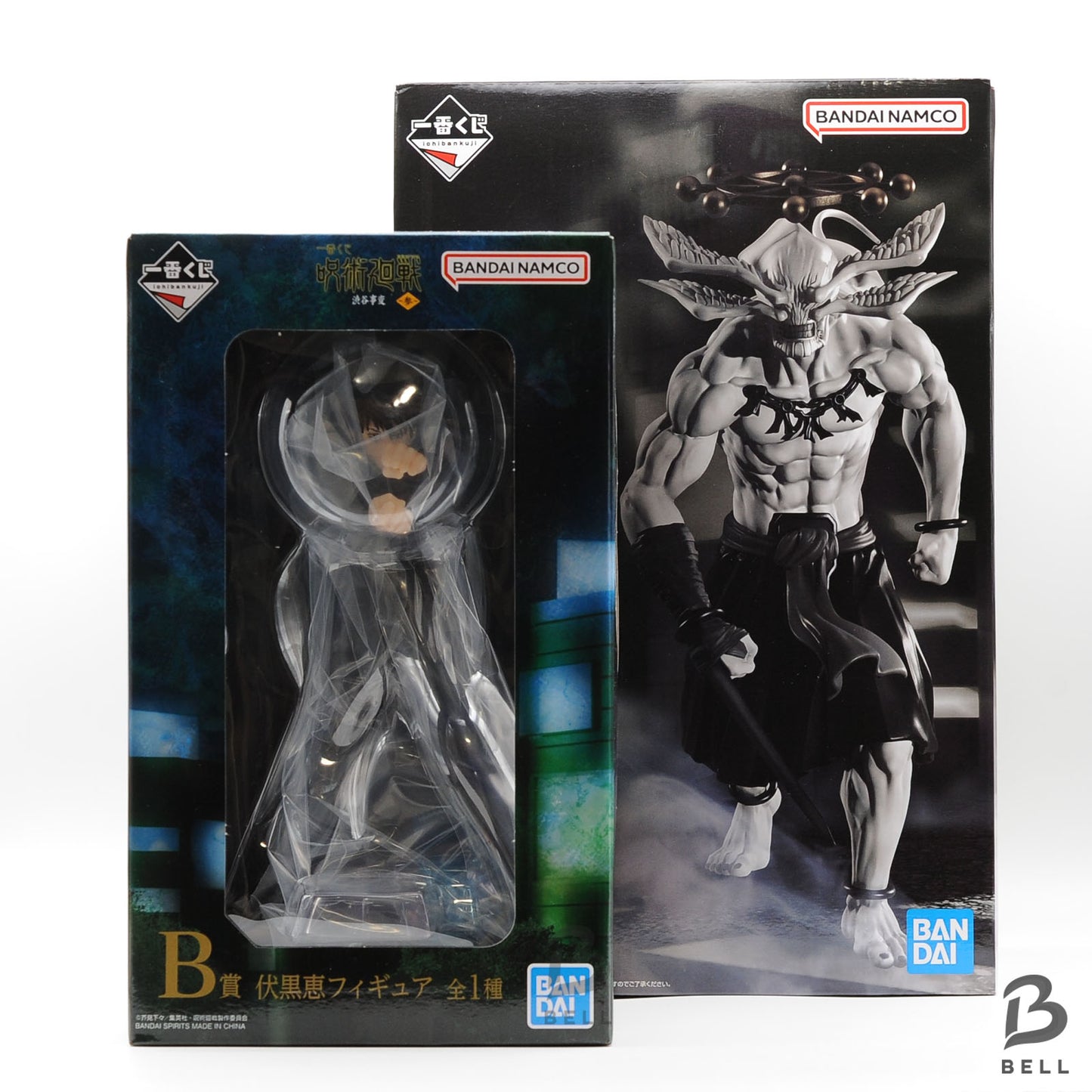 Ichiban Kuji Jujutsu Kaisen Shibuya Incident Fushiguro Makora Figure Set of 2