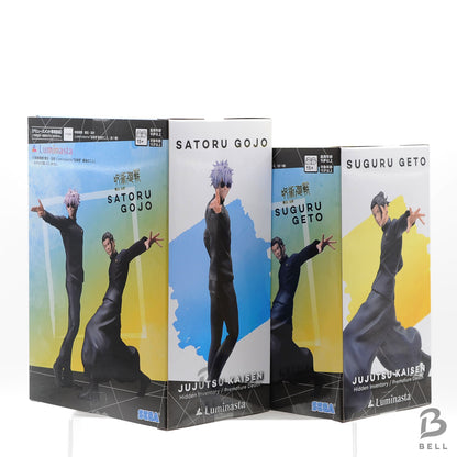 Jujutsu Kaisen Satoru Gojo Suguru Geto Figure Luminasta Kaigyoku Gyokusetsu New