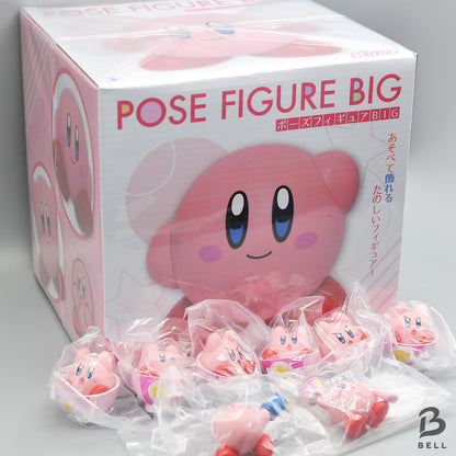Kirby Pose Figure BIG 9PCS Set Figure Lot Japan Prize Mascot Pink Bulk JP GAME