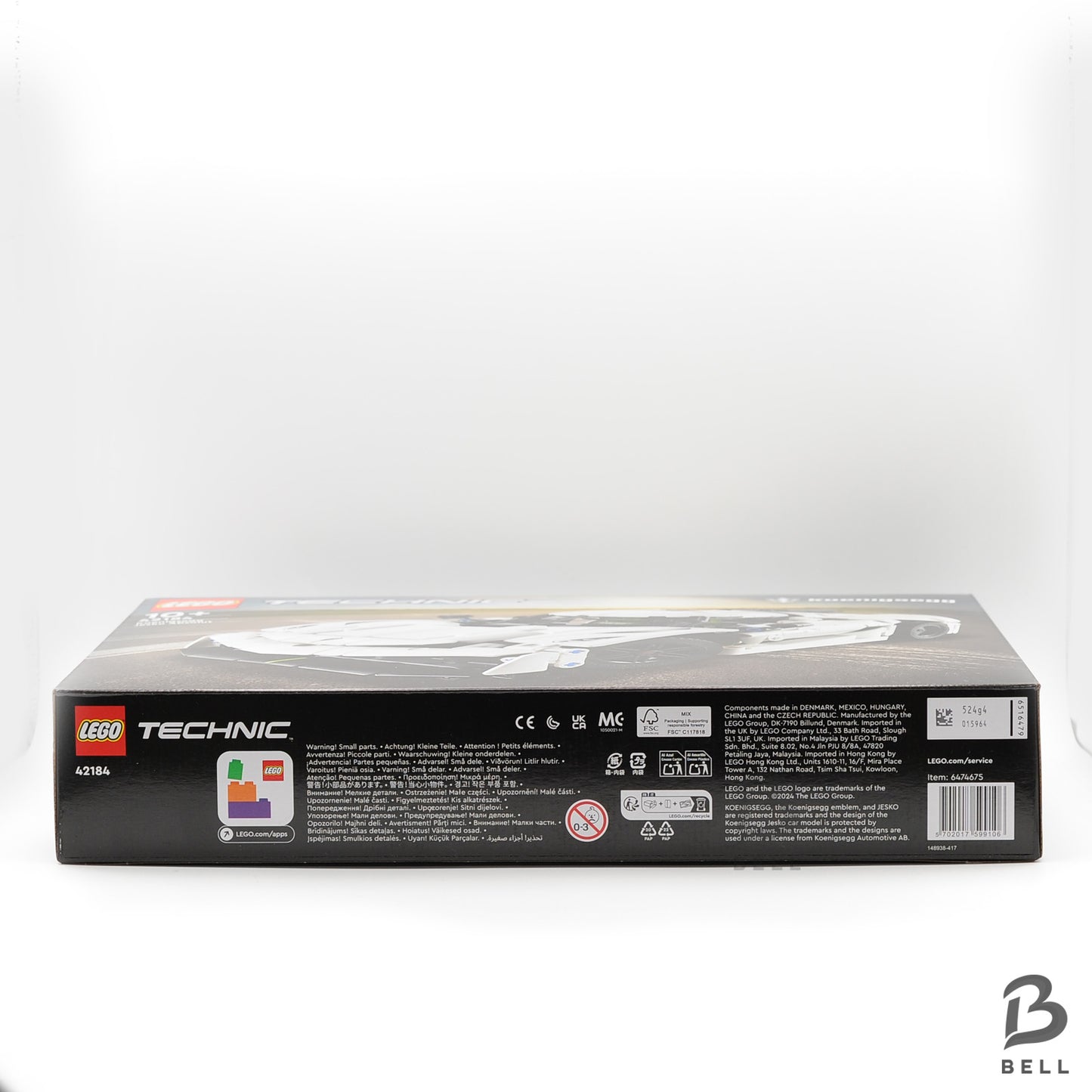 LEGO NIB - Technic Koenigsegg Jesko Absolut White Hyper Car 42184 New Sealed