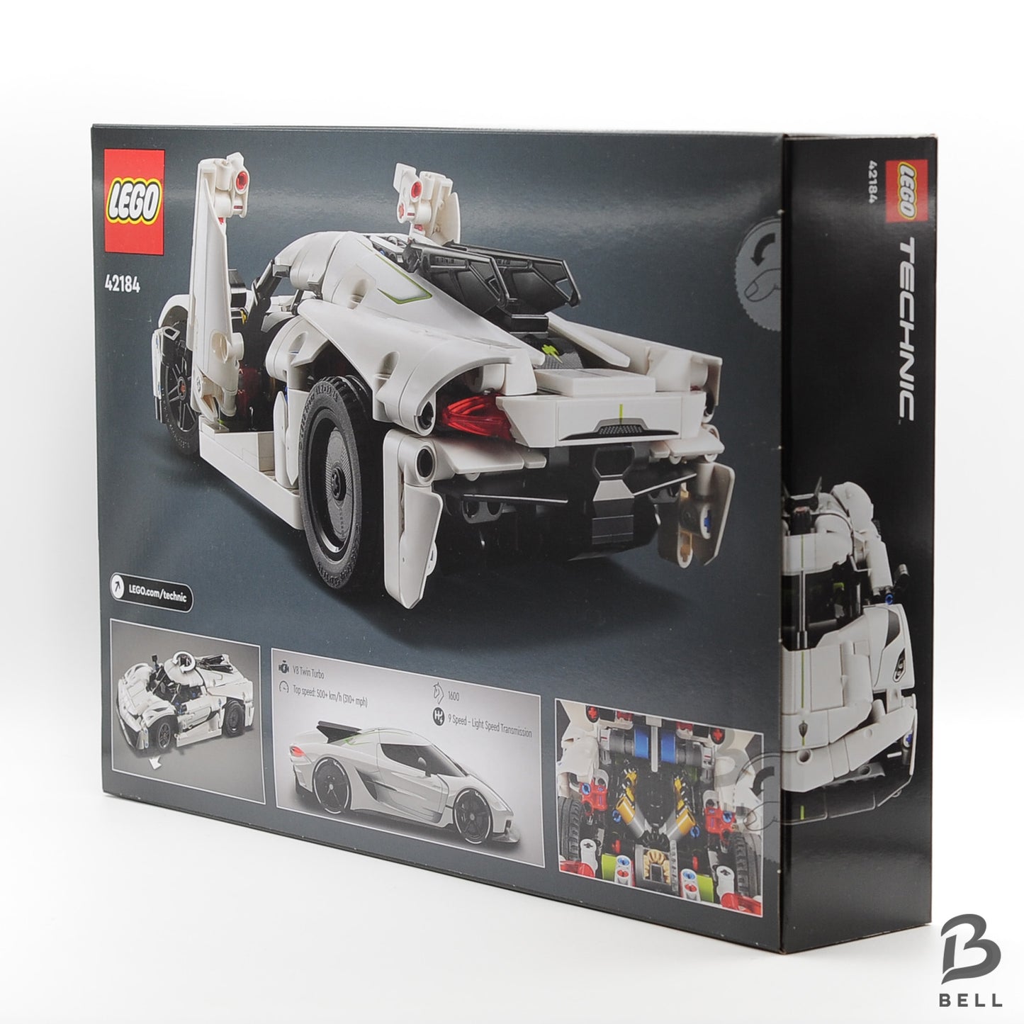 LEGO NIB - Technic Koenigsegg Jesko Absolut White Hyper Car 42184 New Sealed