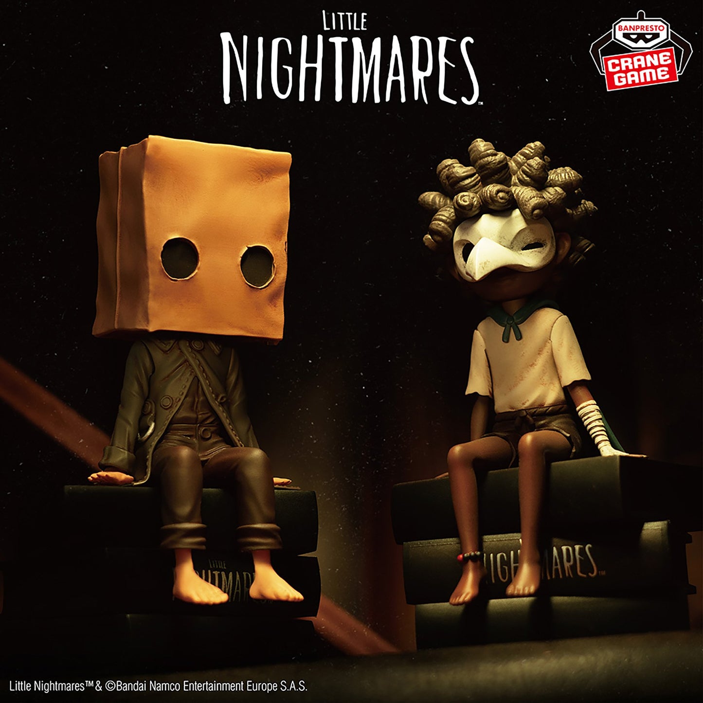 LITTLE NIGHTMARES Monitor Top Figure vol.1 vol.2 Six Alone Mono Low Set of 4 New
