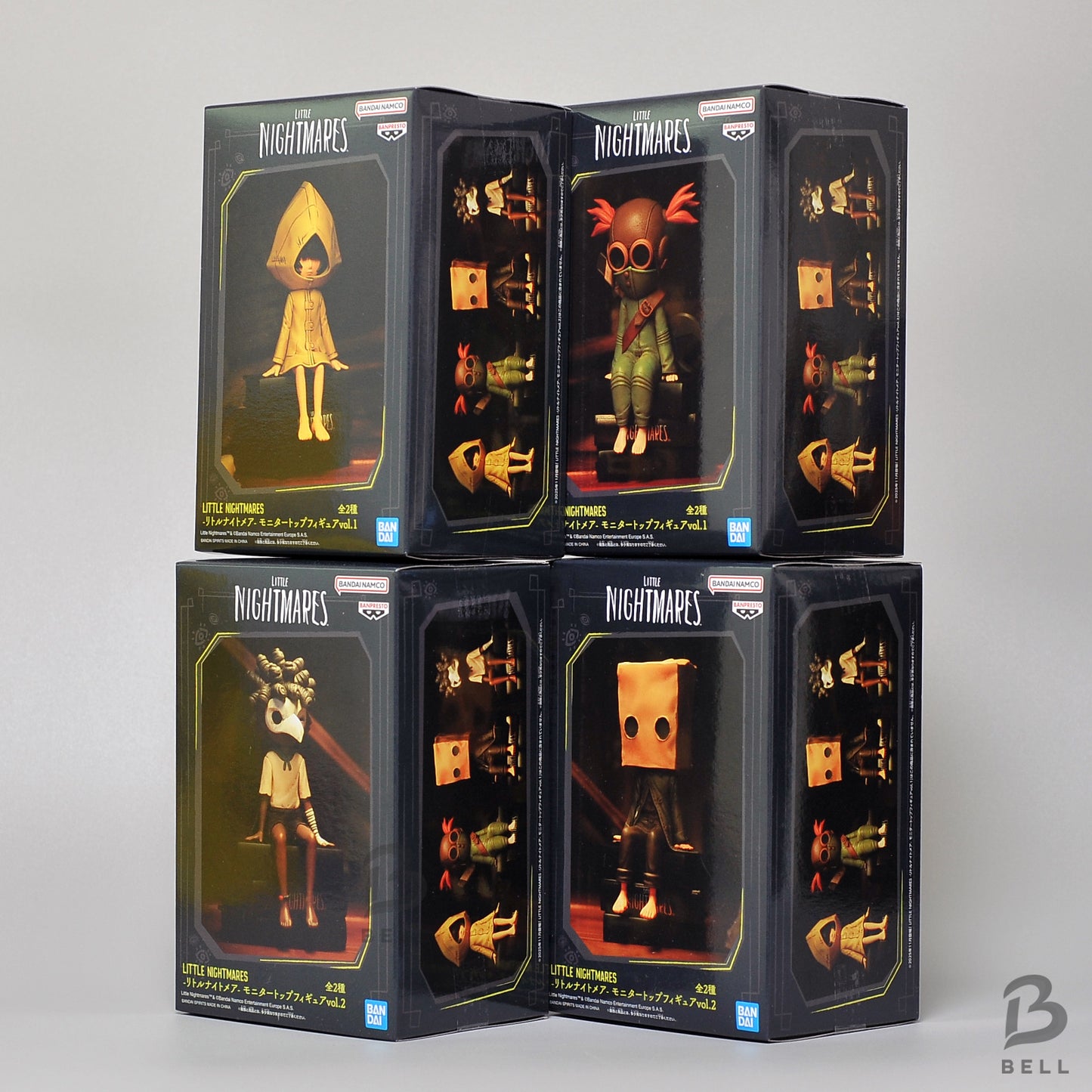 LITTLE NIGHTMARES Monitor Top Figure vol.1 vol.2 Six Alone Mono Low Set of 4 New