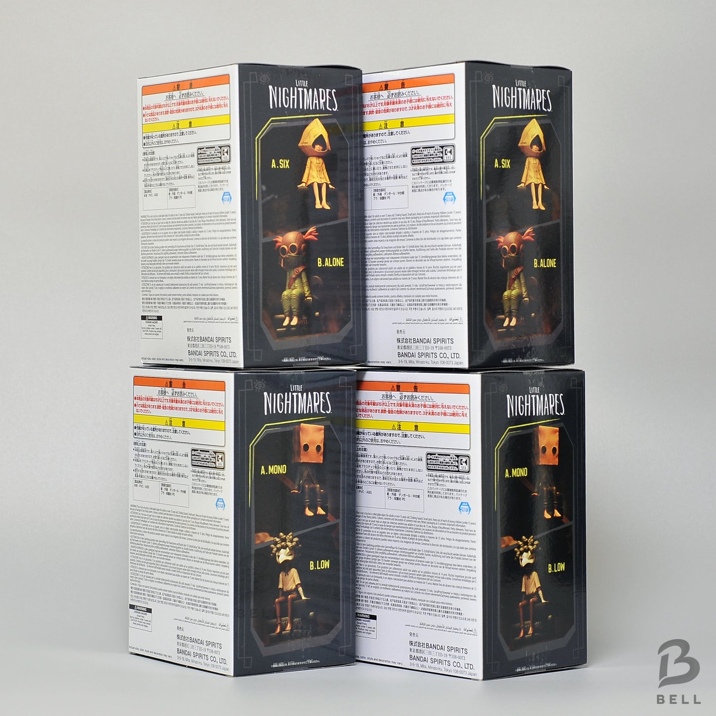 LITTLE NIGHTMARES Monitor Top Figure vol.1 vol.2 Six Alone Mono Low Set of 4 New