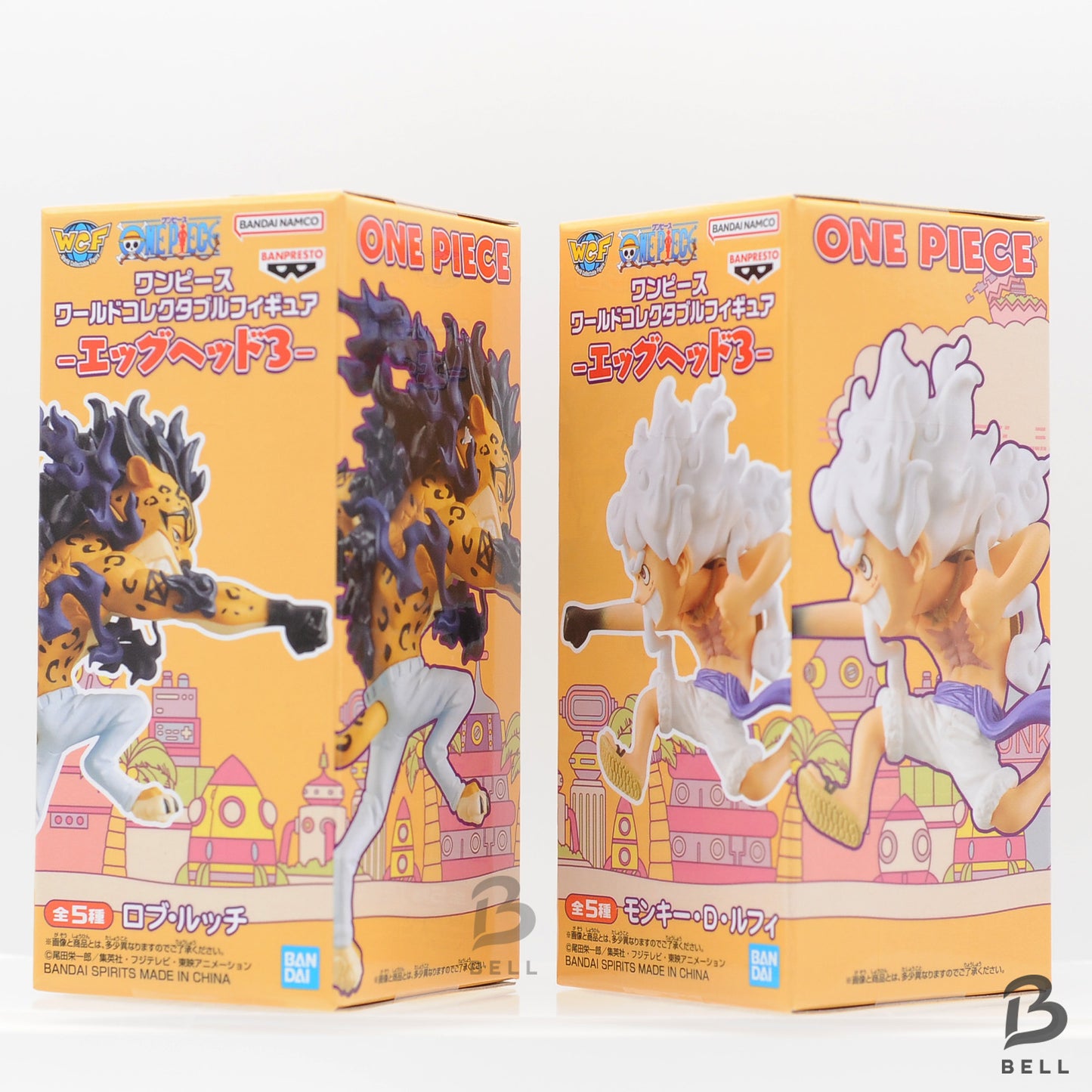 One Piece WCF lot World Collectable Figure Egg Head 3 Luffy & Lucci Set of 2 New