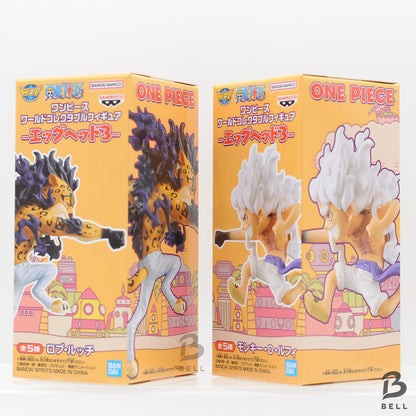 One Piece WCF lot World Collectable Figure Egg Head 3 Luffy & Lucci Set of 2 New