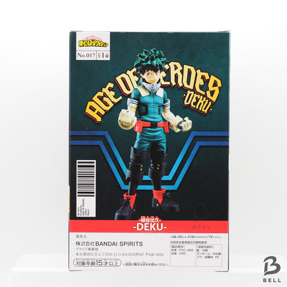 My Hero Academia Deku Figure AGE OF HEROES-DEKU-II Izuku Midoriya Banpresto JPN