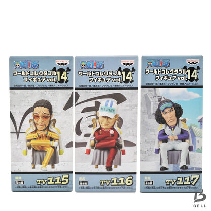 ONE PIECE WCF Marine Admirals Set Akainu Aokiji Kizaru Vol.14 Japan Figure