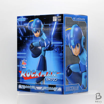 Luminasta Mega Man Rockman Figure SEGA JAPAN Video Game Anime 5.5×7.5 inch BNIB