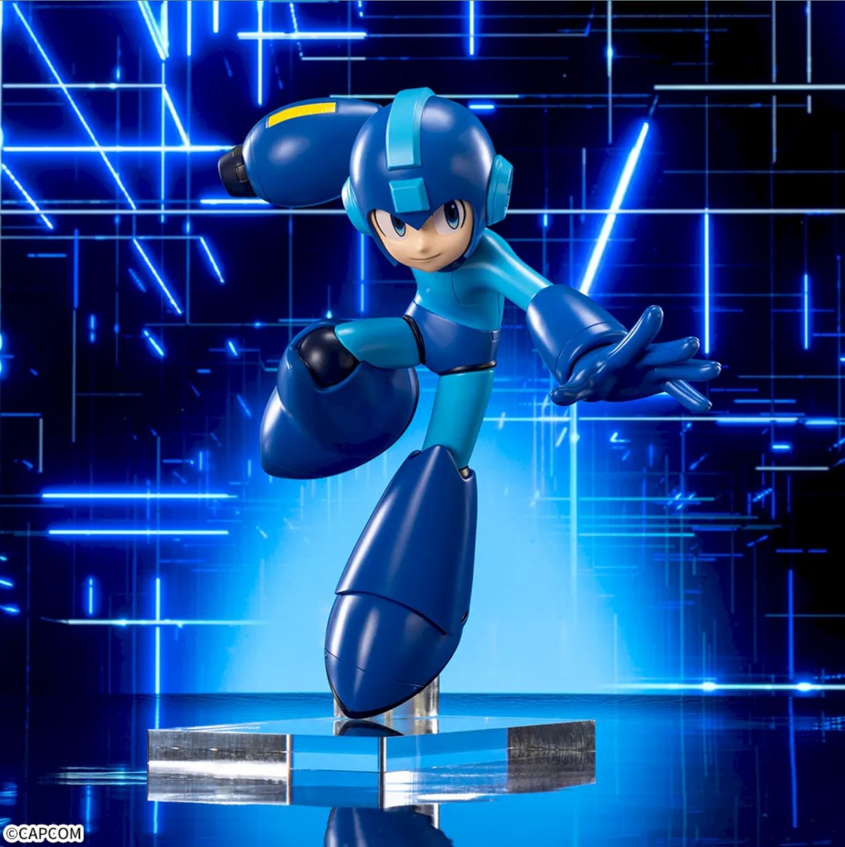 Luminasta Mega Man Rockman Figure SEGA JAPAN Video Game Anime 5.5×7.5 inch BNIB