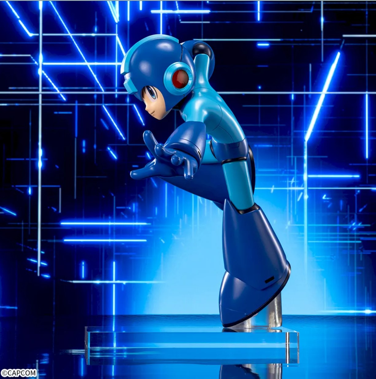 Luminasta Mega Man Rockman Figure SEGA JAPAN Video Game Anime 5.5×7.5 inch BNIB