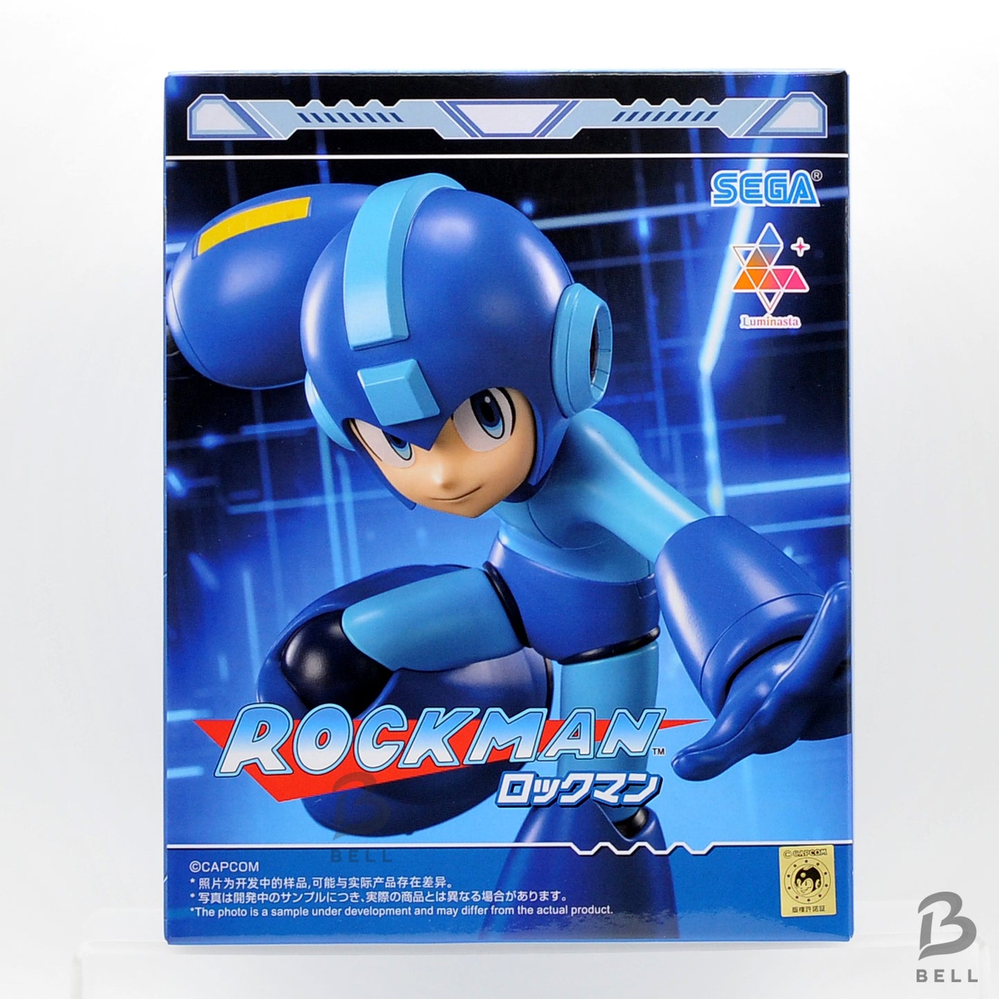 Luminasta Mega Man Rockman Figure SEGA JAPAN Video Game Anime 5.5×7.5 inch BNIB