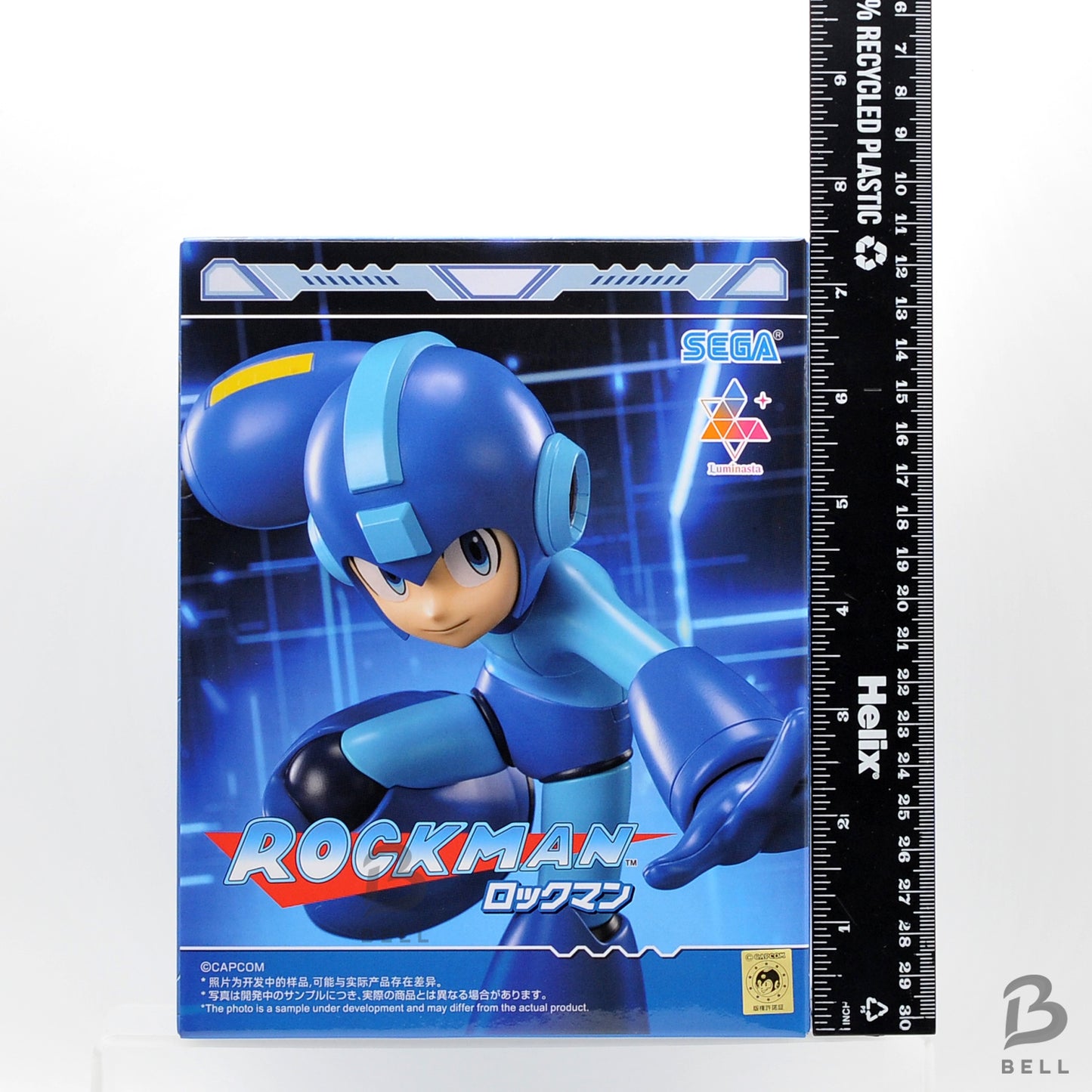 Luminasta Mega Man Rockman Figure SEGA JAPAN Video Game Anime 5.5×7.5 inch BNIB