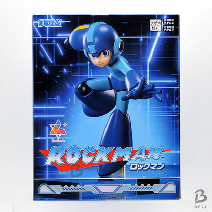 Luminasta Mega Man Rockman Figure SEGA JAPAN Video Game Anime 5.5×7.5 inch BNIB