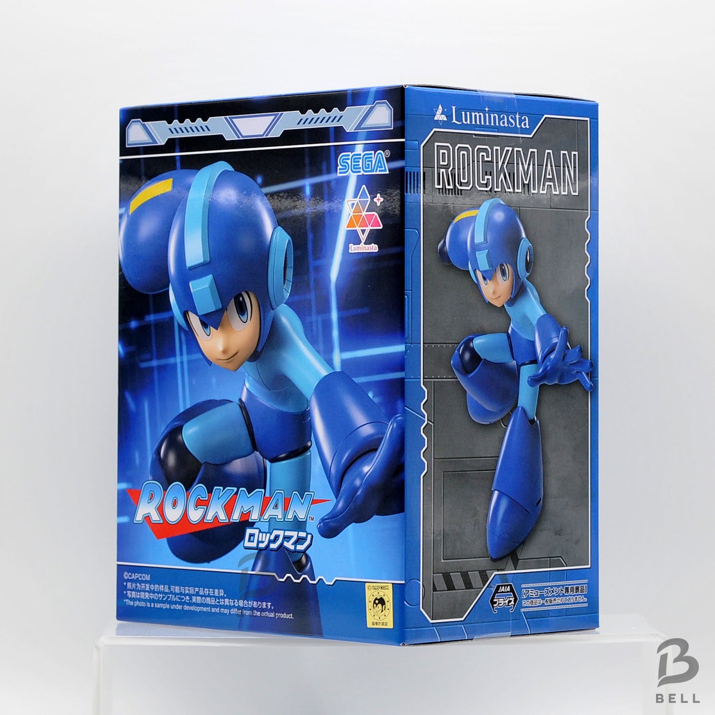 Luminasta Mega Man Rockman Figure SEGA JAPAN Video Game Anime 5.5×7.5 inch BNIB