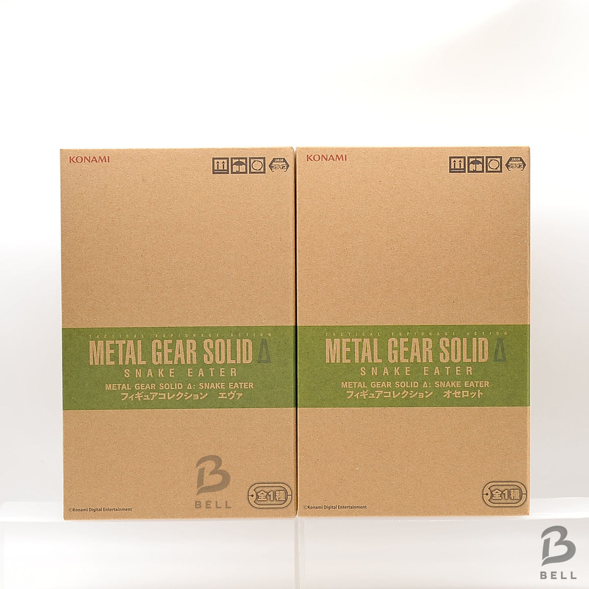 Metal Gear Solid Delta: Snake Eater Figure Collection Ocelot Eva Set of 2 JAPAN
